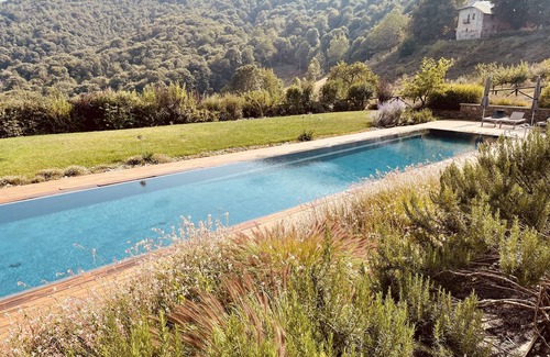 Verzuolo Villa | Villa with infinity pool, Spa,private garden, patio, barbecue,Monviso Unesco area.