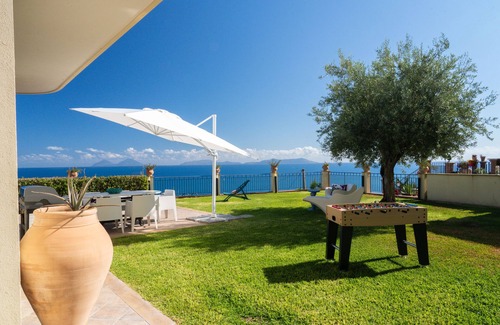 Capo d'Orlando Villa | Villa with panoramic sea view, beautiful garden, and private pool
