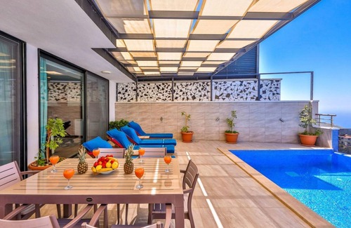 Bezirgan Villa | Villa with Pools, Jacuzzi and Sauna in Kalkan