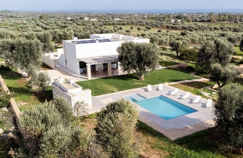 Carovigno Villa | Villa with private pool with sea view