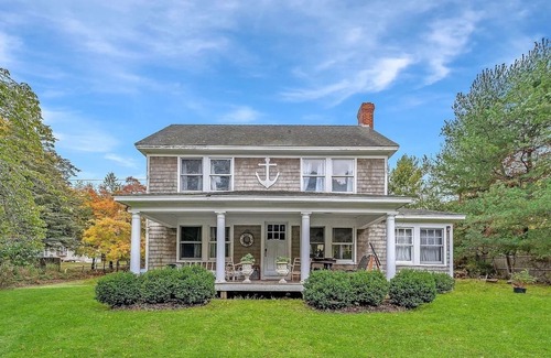 Noyack Other | Vintage Charm: Farmhouse w/ Yard & Near Vineyards