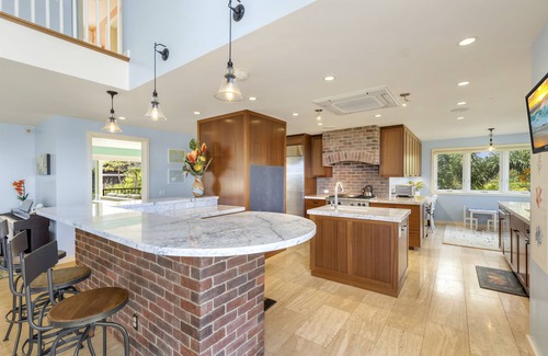 Waialua House | Waialua Beachfront Estate: Ocean Views w/Private Pool/Cabana! Steps to Beach