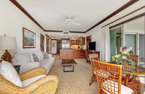 Kapaa Condo | Waipouli Beach Resort B104 Ground floor ocean & pool view, 2 bed 3 bath sleeps 8