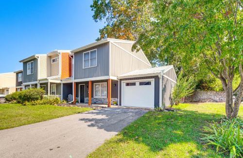 West Side Historic District House | Walk to Main St Hendersonville Chic Home with Yard