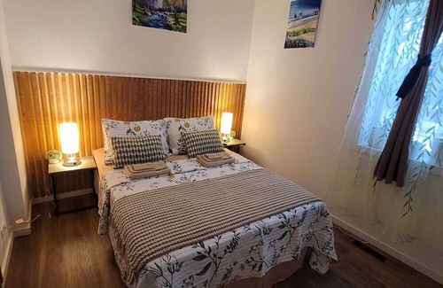 Edmundston Apartment | Warm cozy 1 bedroom apartment close to Hwy, wifi, netflix, prime, free parking