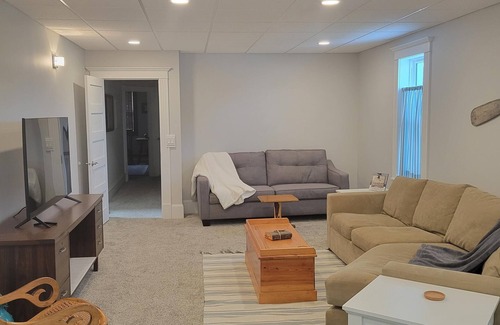 Gilbert Apartment | Warm northwoods beach-style apartment walking distance to OreBeGone & Mesabi Trl