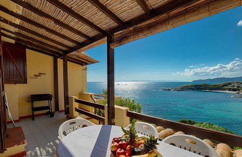 San Stefano House | Water front Villetta with terrace and an amazing view over beach, bay, sunset