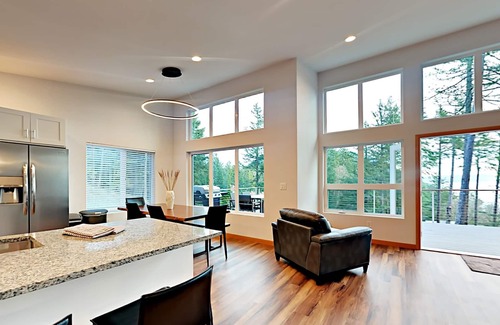 Rosario House | Water Views from this New Northwest Modern Home w/Hot Tub