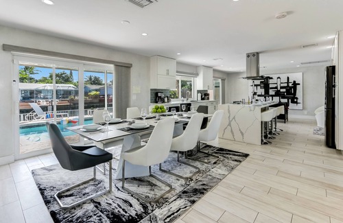 Coral Ridge Isles House | Waterfront home: Boat dock, Private Pool, Near Beach