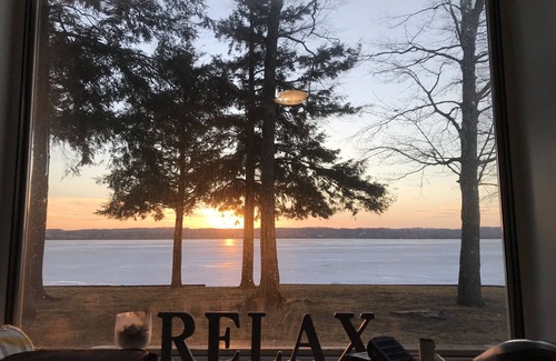 Traverse City Cottage | Waterfront Lake Leelanau Cottage with Shared Private Beach