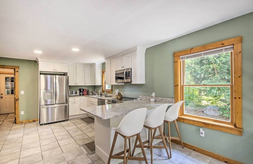 New Durham House | Waterfront Lakes Region Home on Private Cove!