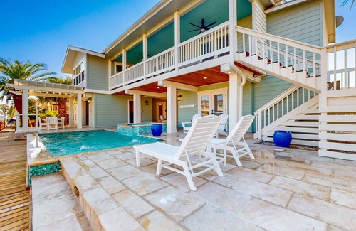 Key Allegro House | Waterfront Living at Its Best | Cabana, Private Dock, Hot tub and Pool