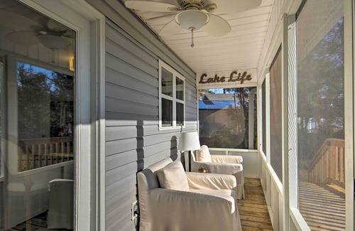 Leesville House | Waterfront Retreat w/Dock & Deck on Lake Murray!
