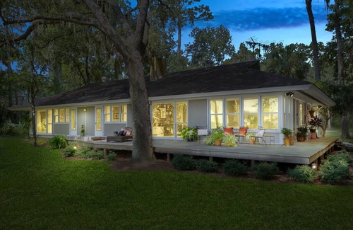 Old Town Bluffton House | Waterfront “State of Mind” vintage home.