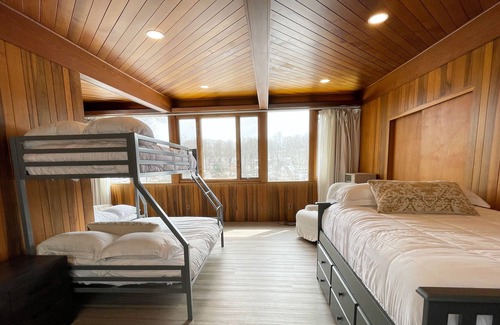 Mcafee Villa | Waterfront villa w pool, hot tub, huge backyard
