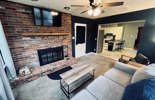 Ames House | Welcome to the Central Hearth! Spacious 3 bd 2 bath. Centrally located Sleeps 8!