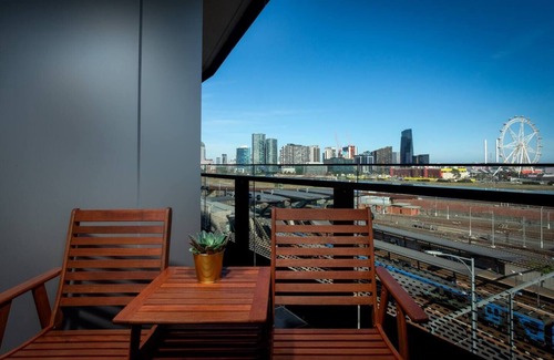 West Melbourne Apartment | Well connected North Melbourne Escape with Balcony