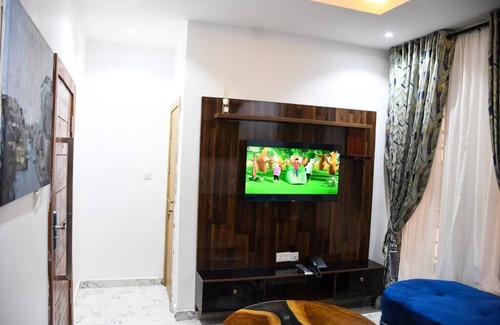 Ajah House | Well furnished 1Bedroom Apartment with Kitchen in a serene Estate.