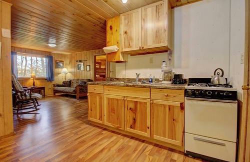 Lac du Flambeau Cabin | Wisconsin Northwoods comfortable cabin w/Private Dock. Family & Pet Friendly