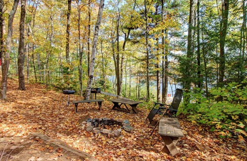 Lac du Flambeau Cabin | Wisconsin Northwoods comfortable cabin w/Private Dock. Family & Pet Friendly