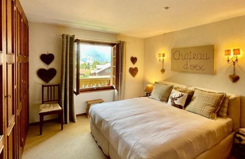 Chateau-d'Oex Apartment | Wonderful apartment overlooking the Swiss alps