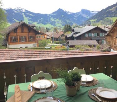 Chateau-d'Oex Apartment | Wonderful apartment overlooking the Swiss alps