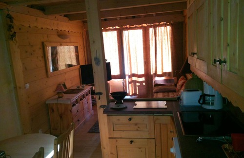 Plagne Centre Apartment | Wonderful duplex in wooden chalet style in Belle Plagne for 6 persons. 3 rooms