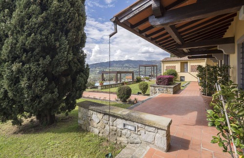 Massa e Cozzile Villa | Wonderful private villa with sauna, hot tub, A/C, WIFI, private pool, TV, patio and panoramic view