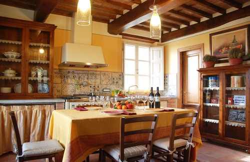 Cascine-La Croce Villa | Wonderful private villa with A/C, WIFI, private pool, TV, terrace and panoramic view, close to L.