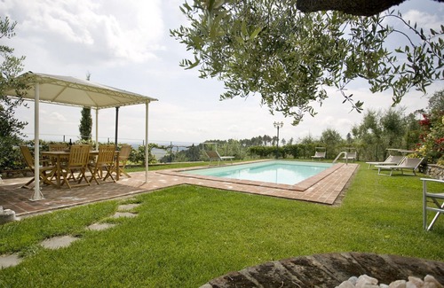 Cascine-La Croce Villa | Wonderful private villa with A/C, WIFI, private pool, TV, terrace and panoramic view, close to L.