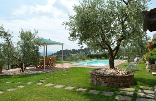 Cascine-La Croce Villa | Wonderful private villa with A/C, WIFI, private pool, TV, terrace and panoramic view, close to L.
