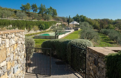 Bucine Villa | Wonderful private villa for 12 people with WIFI, A/C, private pool, TV, patio and panoramic view