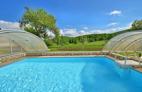 Krivi Put House | Wonderful private villa with A/C, pool, WIFI, TV, terrace, pets allowed and panoramic view