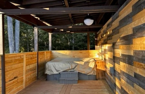 Gwinn Cottage | Wooded Lakeside Cottage ,Fishing, Snowmobiling, Hunting, Boats, Hot Tub