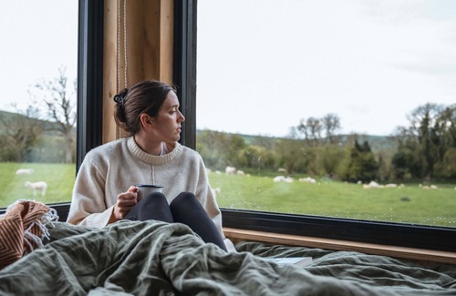 St George Cabin | Woodland Hideaway on a Working Farm Near Snowdonia