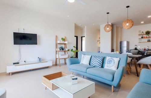 Ejidal Apartment | Workation Paradise Gated, WIFI 500MB, Gym, Pool