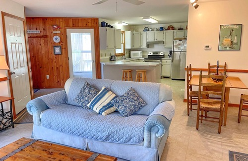 Ocracoke House | Xenia House: Enjoy decks and screened porch overlooking the marsh.
