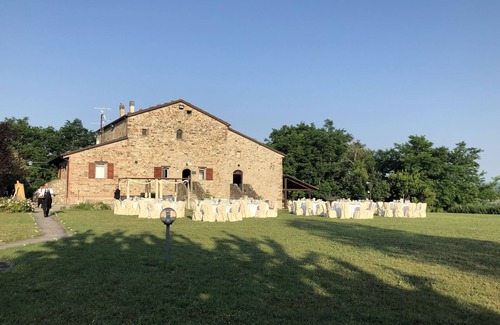 San Clemente Villa | XIII Century Stone House/Villa with Large Pool Near Bologna