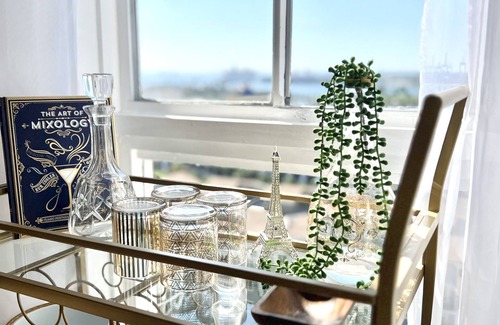 Waterfront Condo | Your Penthouse Ocean view with City lights and Queen Mary too