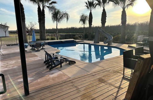 Visalia House | Your private pool with this “Modern Oasis" in the country. Gateway to it all.