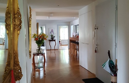Hottingen Apartment | ZH Freiestr.: 3 lg. BR, 3 full BA, washer/dryer, elegant, bright Apt. for 6 - 7