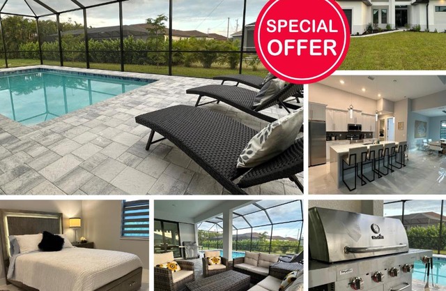 4BR Cape Coral Gem: Pool, Pets & Family - Cape Coral, Florida