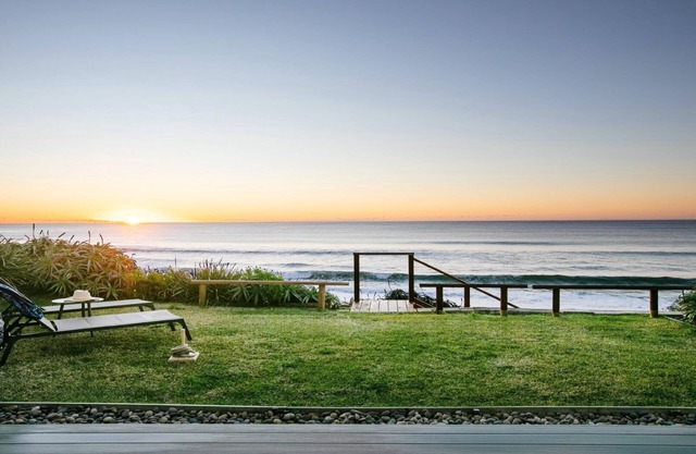 Absolute beachfront on surf beach