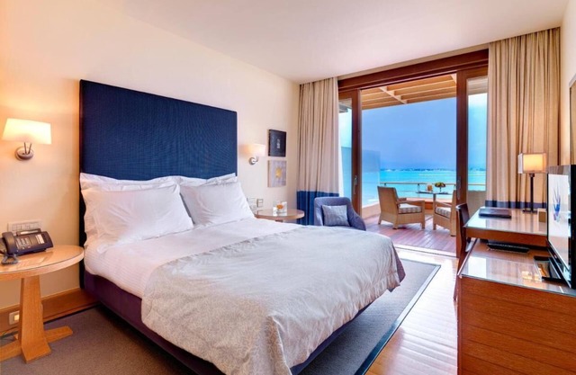 Amphitryon Hotel is located on the coast at Nafplion.