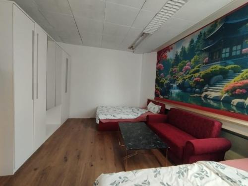 Apart mit 3 Zimmer Küche Dusche Waschmaschine