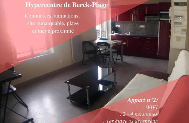 Appart 2-4 pers Berck-Plage Hyper-centre