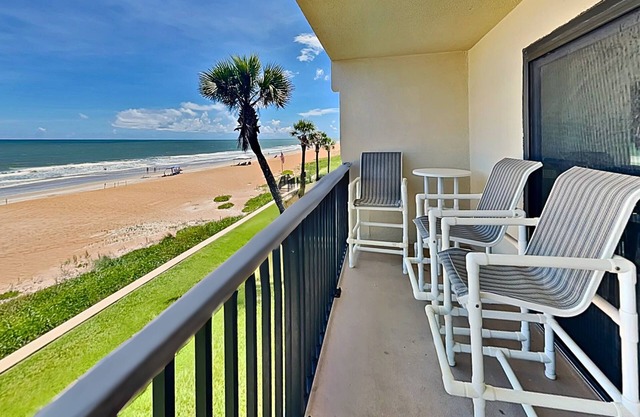 Barry Palm | Oceanfront Condo with Balcony Views, Pool + Beach Access