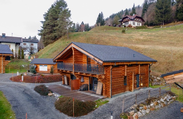 Beautiful log house near top ski resort