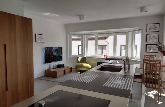 Blessed stay at the Albert beach of Knokke with large indoor garage