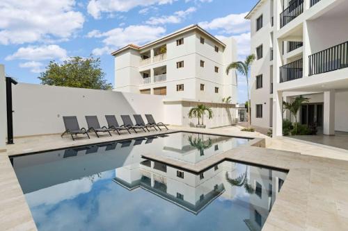 Bonaire Beach Apartment 3 with communal pool and diving facilities